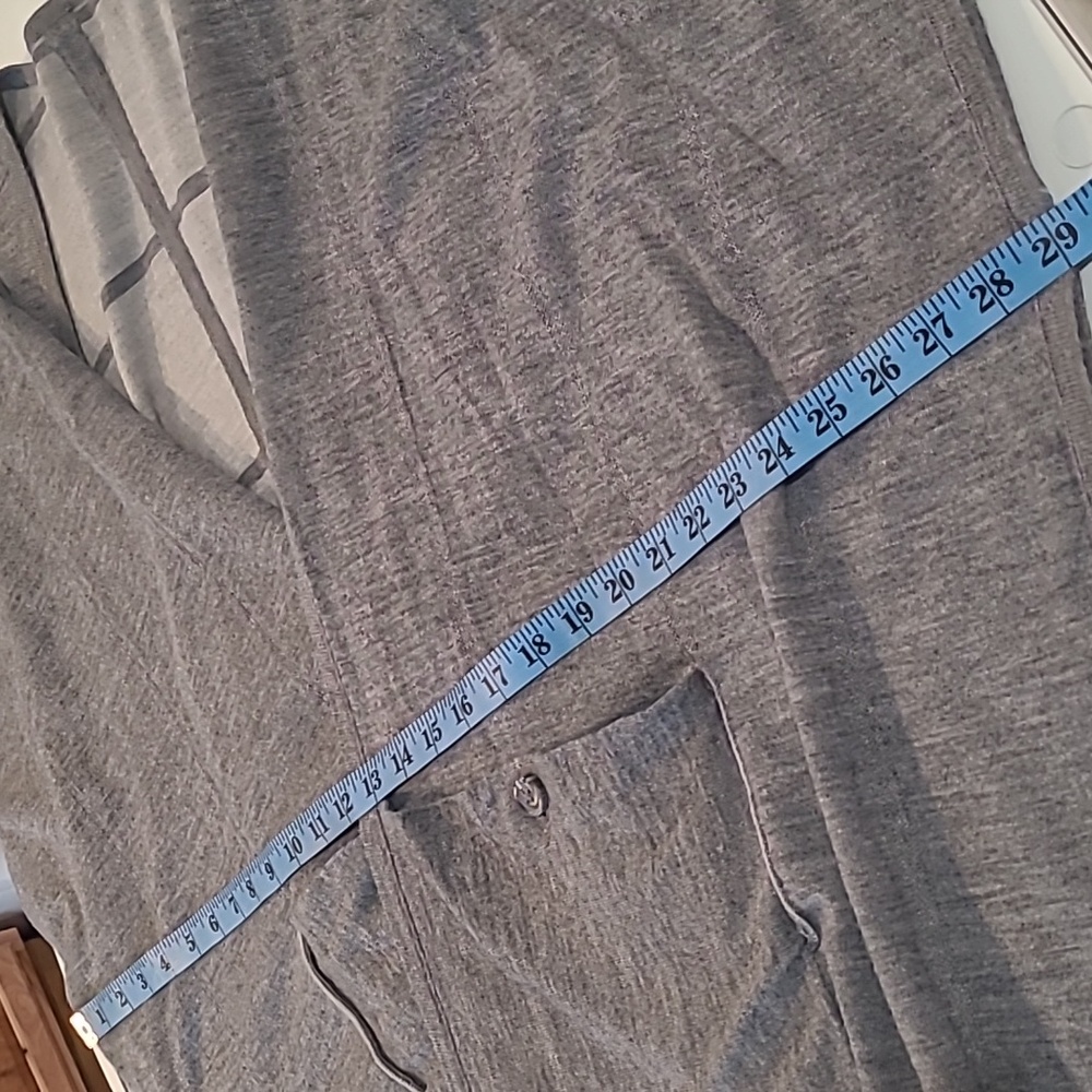 Euc Athleta Grey Reversible Polyester/Merino Wool… - image 5